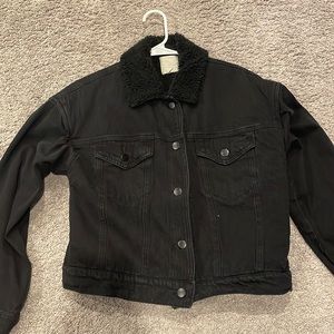 Women’s Black jean jacket from Francesca’s size small.